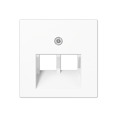 JUNG A569-2BFPLUAWW, centre plate for modular jack socket, 4011377019232
