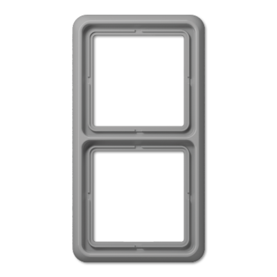 JUNG CD582GR, 2-gang frame, grey, 4011377054004