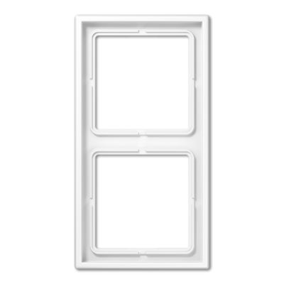 JUNG LS982WW, 2-gang frame, 4011377117501