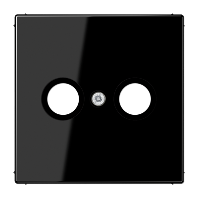 JUNG LS990TVSW, centre plate f. TV/FM socket, 4011377881006