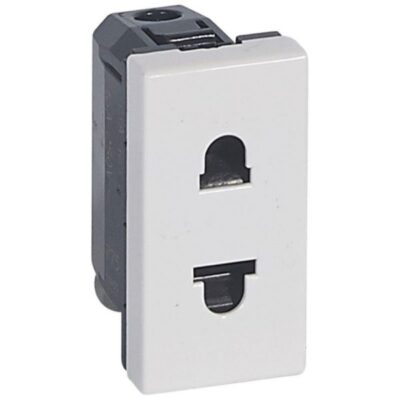 Legrand 077501, SKT OUTLET 2P EURO/US 1 MODULE, 3245060775018