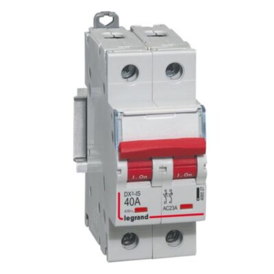 Legrand 406527, DX3 IS REMOTE TRIP 2P 40A, 3245064065276