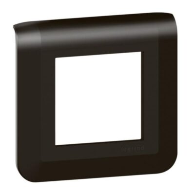 Legrand 079042L, PLATE 2M MAT BLACK, 3414971578661