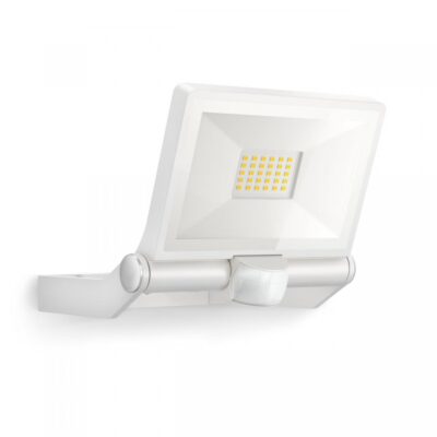 Steinel 065256, Sensor-switched LED floodlight XLED ONE, 230 - 240 V, 50/60 Hz, 23,5 W, 2550 lm, 3000K, 180?h, white, IP44, 4007841065256