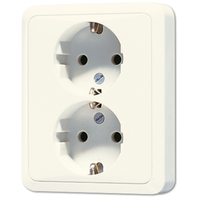JUNG 5022U, 2-gang SCHUKO? socket, 4011377597105