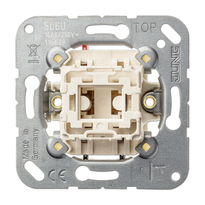 JUNG 506EU, 1-gang switch insert 1-pole, 2-way, 4011377262102