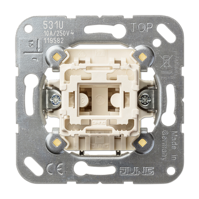 JUNG 531-20U, push button insert, 4011377024243