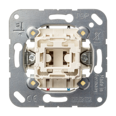 JUNG 534U, 1-gang push-button insert 1-pole, 1-way, 4011377273504