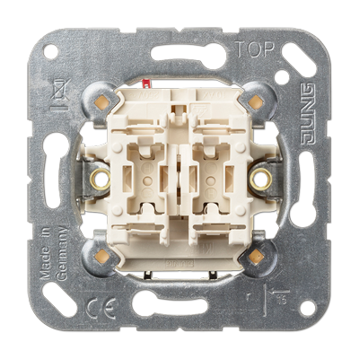 JUNG 535EU, 2-gang push-button insert, 1-way, 4011377273603