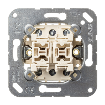 JUNG 539EU, 2-gang push-button insert 1-pole, 2-way, 4011377274402