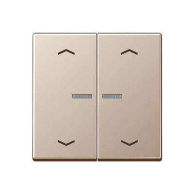 JUNG A102KO5PCH, Rocker for push-button 2-gang, lens, arr, 4011377180284