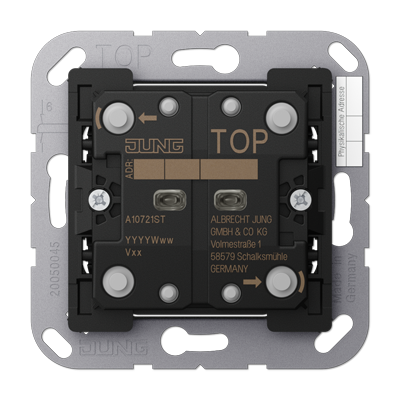 JUNG A10721ST, KNX Standard push-button 2-gang, 4011377179172