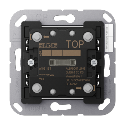 JUNG A10911ST, KNX Universal push-button 1-gang, 4011377179219