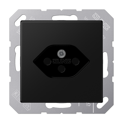 JUNG A1520-13SEVSWM, Socket for Switzerland 1-gang socket, 4011377205260