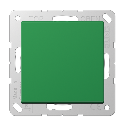 JUNG A1520BFKIKLGN, SCHUKO? socket with hinged lid, 4011377077300