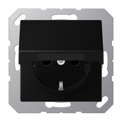 JUNG A1520BFKIKLSWM, SCHUKO? socket with hinged lid, 4011377185791