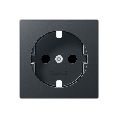 JUNG A1520BFKIPLANM, Cover for SCHUKO? sockets, 4011377136618
