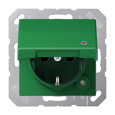 JUNG A1520BFKLKOGN, SCHUKO socket, 4011377151291