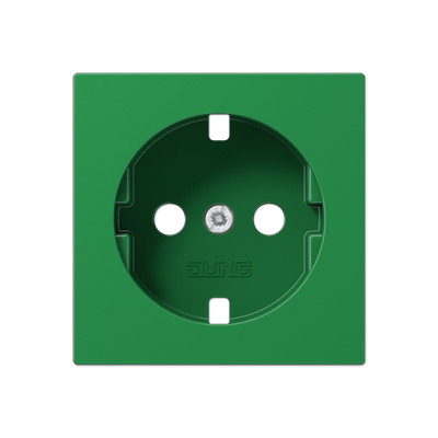 JUNG A1520BFPLGN, Cover for SCHUKO? sockets, 4011377145238