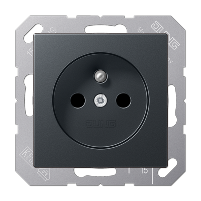 JUNG A1520FBFKIANM, Socket, French/Belgian system, 4011377141841