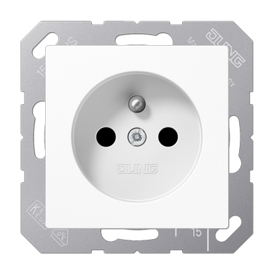 JUNG A1520FBFKIWW, Socket, French/Belgian system, 4011377141834