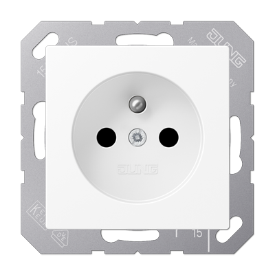 JUNG A1520FBFKIWWM, Socket, French/Belgian system, 4011377185784