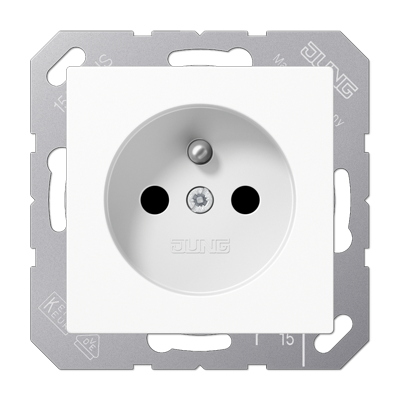 JUNG A1520FKIWW, Socket, French/Belgian system, 4011377076297