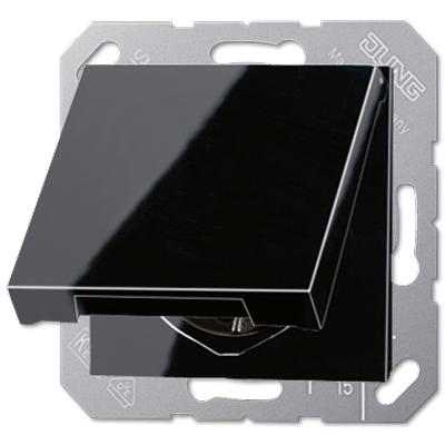 JUNG A1520KLPLSW, Cover for SCHUKO? sockets, 4011377059610