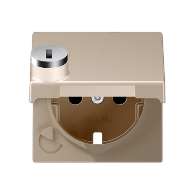 JUNG A1520KLSLPLCH, Cover for SCHUKO? sockets, 4011377132993