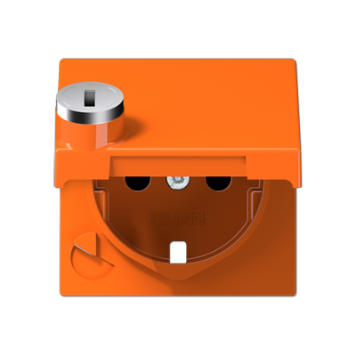 JUNG A1520KLSLPLO, Cover for SCHUKO? sockets, 4011377132085