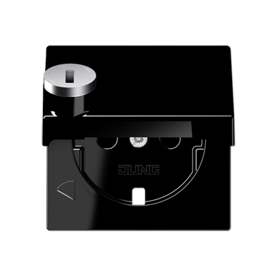 JUNG A1520KLSLPLSW, Cover for SCHUKO? sockets, 4011377132597