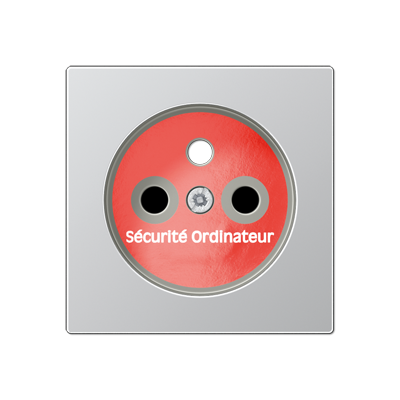 JUNG A1521FKIALPL-5, Cover for socket, French/Belgian system, 4011377064669