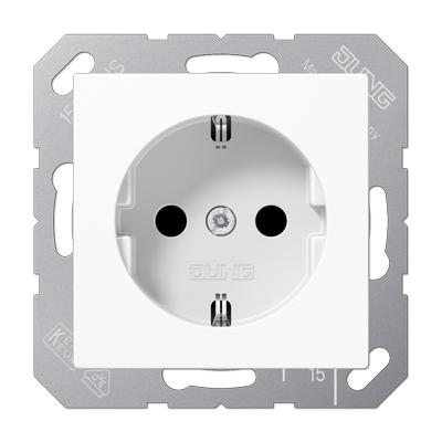 JUNG A1521NBFKIWW, SCHUKO? socket, 4011377058484