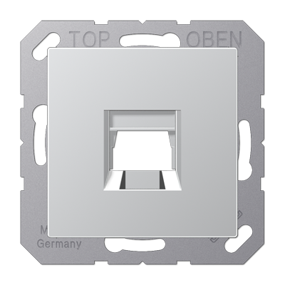 JUNG A1569-15WEAL, centre plate for MJ f. 1 socket, 4011377177536