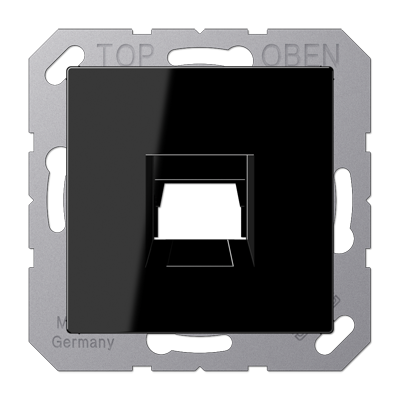 JUNG A1569-1WESW, centre plate for MJ f. 1 socket, 4011377177369