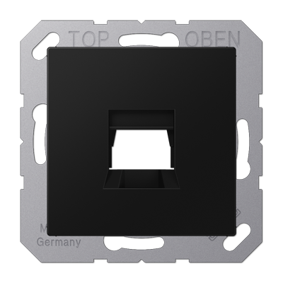 JUNG A1569-1WESWM, centre plate for MJ f. 1 socket, 4011377186095