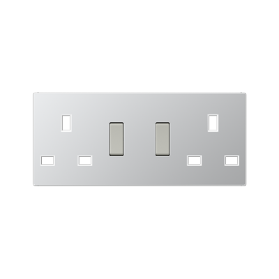 JUNG A2172ALPL, Centre plate 2-gang, 4011377192447