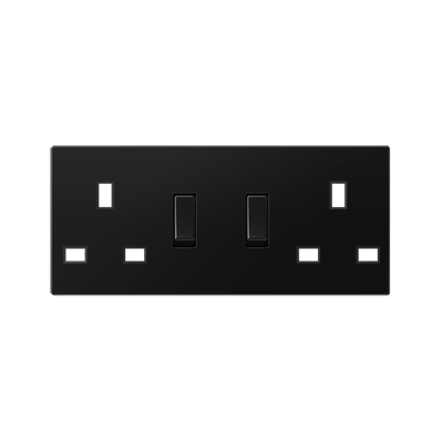 JUNG A2172SWMPL, Centre plate 2-gang, 4011377207028