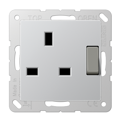 JUNG A3171AL, switched socket, 4011377053946