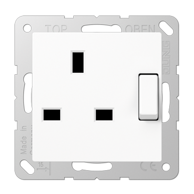 JUNG A3171WW, switched socket, 4011377053922