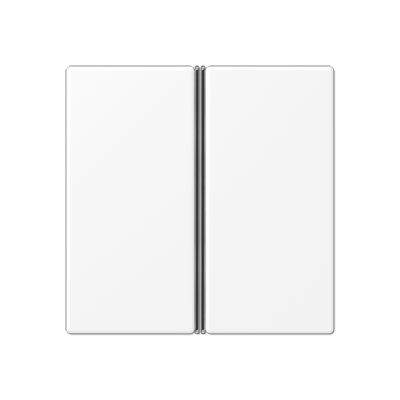 JUNG A402TSAWWM, Cover kit 2-gang, complete, 4011377186002