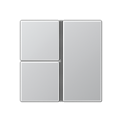 JUNG A403TSAAL, cover kit 3-gang, complete, 4011377036970