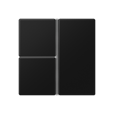 JUNG A403TSASWM, Cover kit 3-gang, complete, 4011377186019