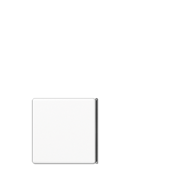 JUNG A404TSANWW23, Cover 4-gang neutral for button 2+3, 4011377085985