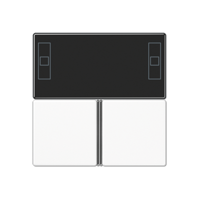 JUNG A4093TSAWW, cover kit, complete, 4011377049413