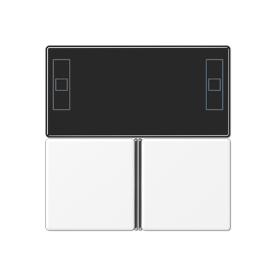 JUNG A4093TSAWWM, Cover kit for RCD compact module, comple, 4011377189386