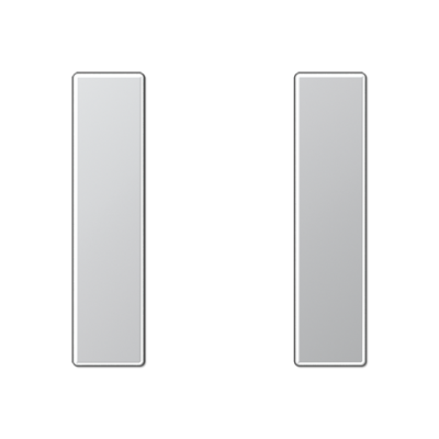 JUNG A501TSAAL, Cover kit 1-gang, complete, 4011377107106