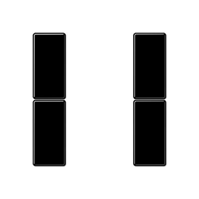 JUNG A502TSASW, Cover kit 2-gang, complete, 4011377107298