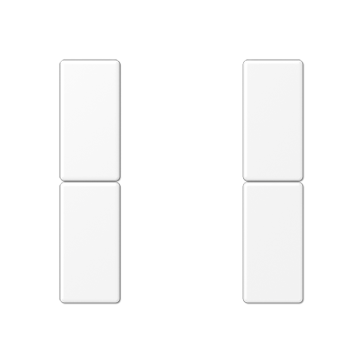 JUNG A502TSAWWM, Cover kit 2-gang, 4011377190719