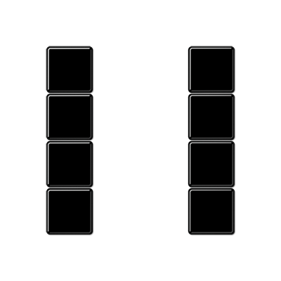 JUNG A504TSASW, Cover kit 4-gang, complete, 4011377107533